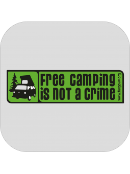 PEGATINA (FREE CAMPING IS...